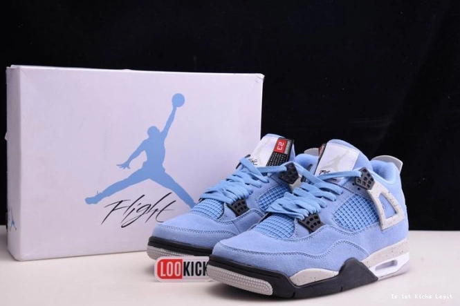 Blue JORDAN CT8527-400 AIR 4 University 0731